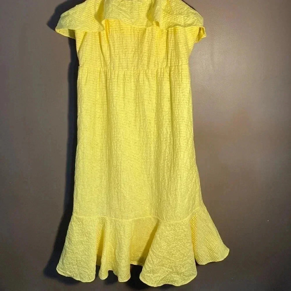 Pappagallo  ruffle yellow dress - Picture 4 of 4